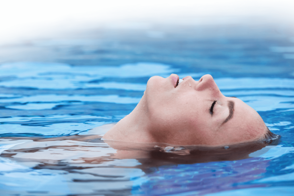 femme piscine cours d' aquaphobie